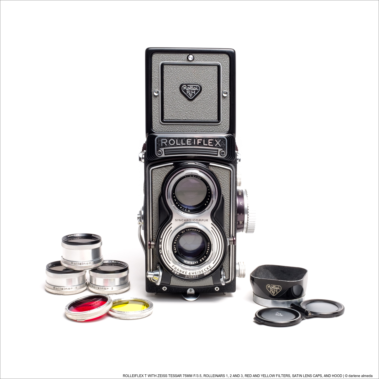 Shooting a Rolleiflex with Studio Flash and Rolleinars