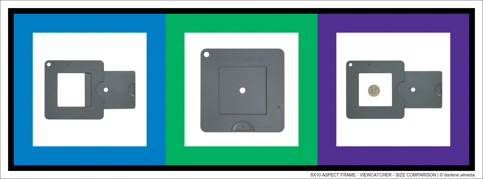 8X10 ASPECT FRAME - VIEWCATCHER - SIZE COMPARISON