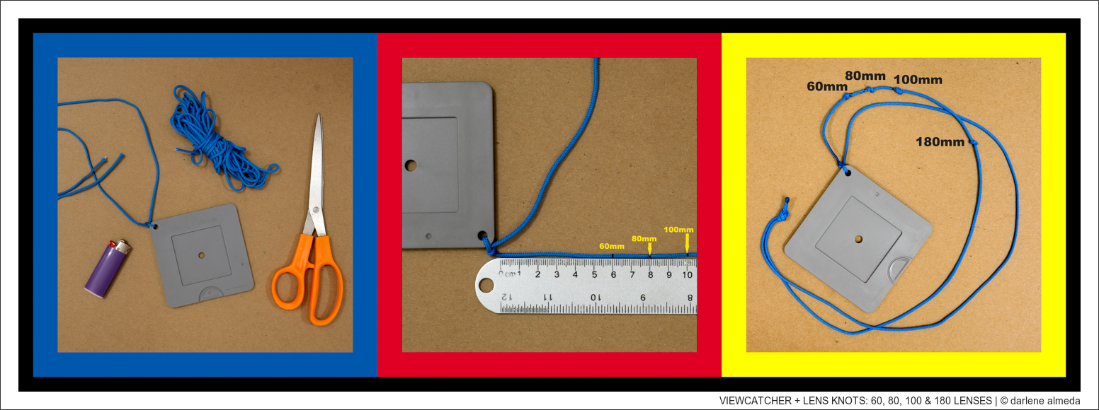 VIEWCATCHER + LENS KNOTS: 60, 80, 100 & 180 LENSES