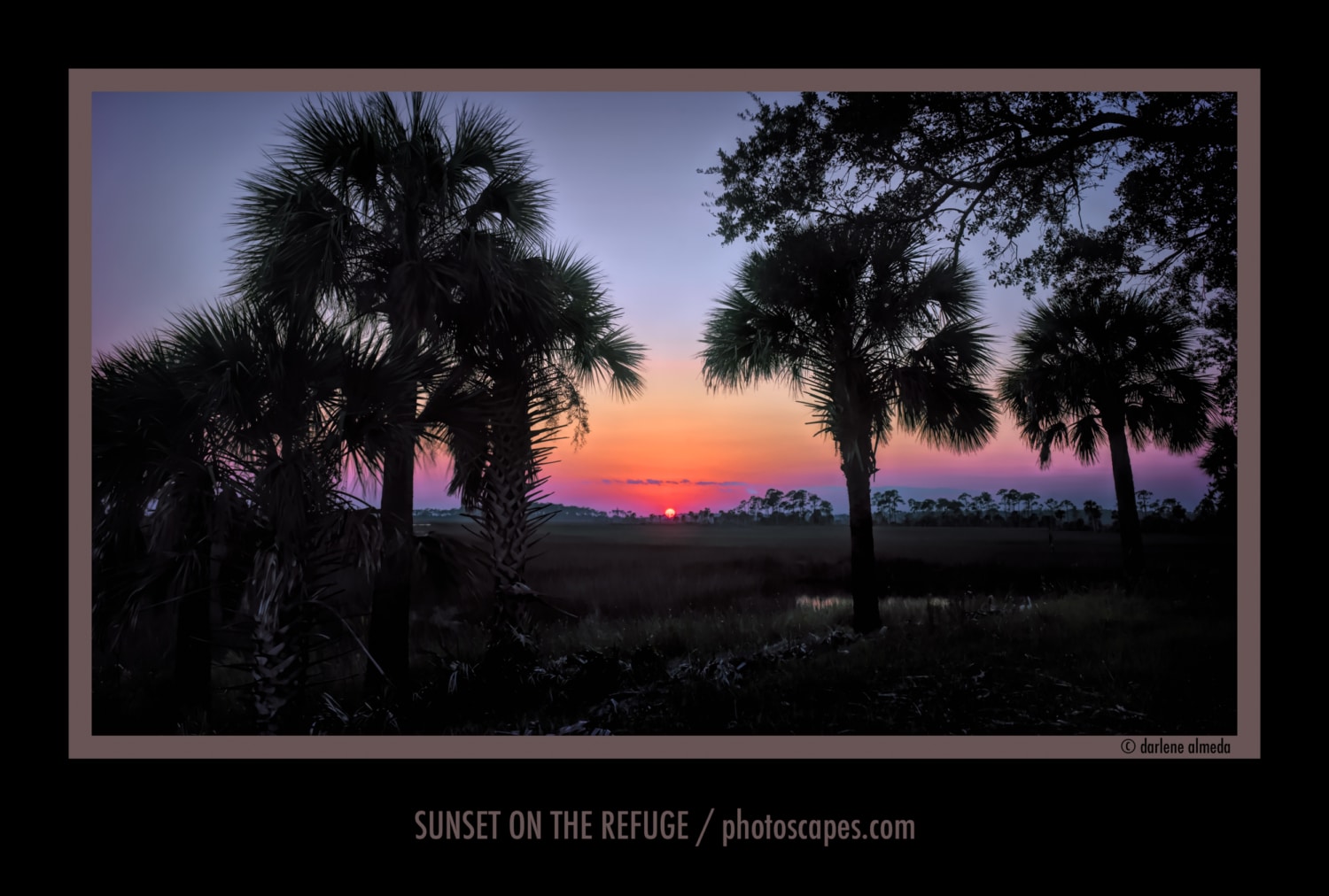 SUNSET ON THE REFUGE