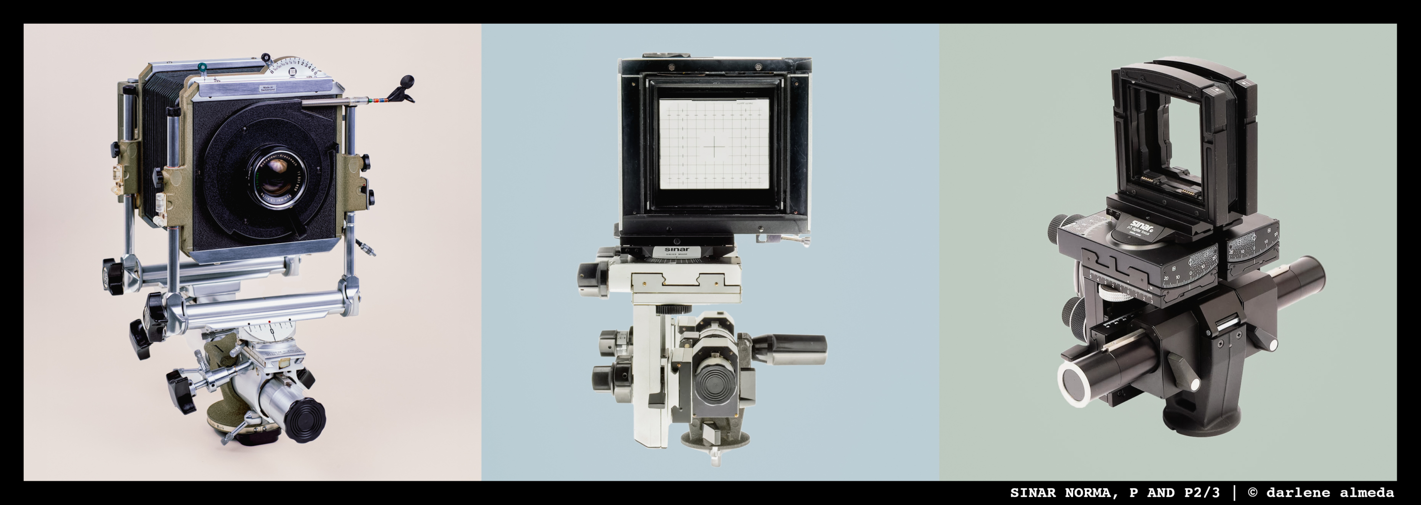 SINAR CAMERAS: NORMA + P + P3 SINAR CAMERAS: NORMA + P + P2/3