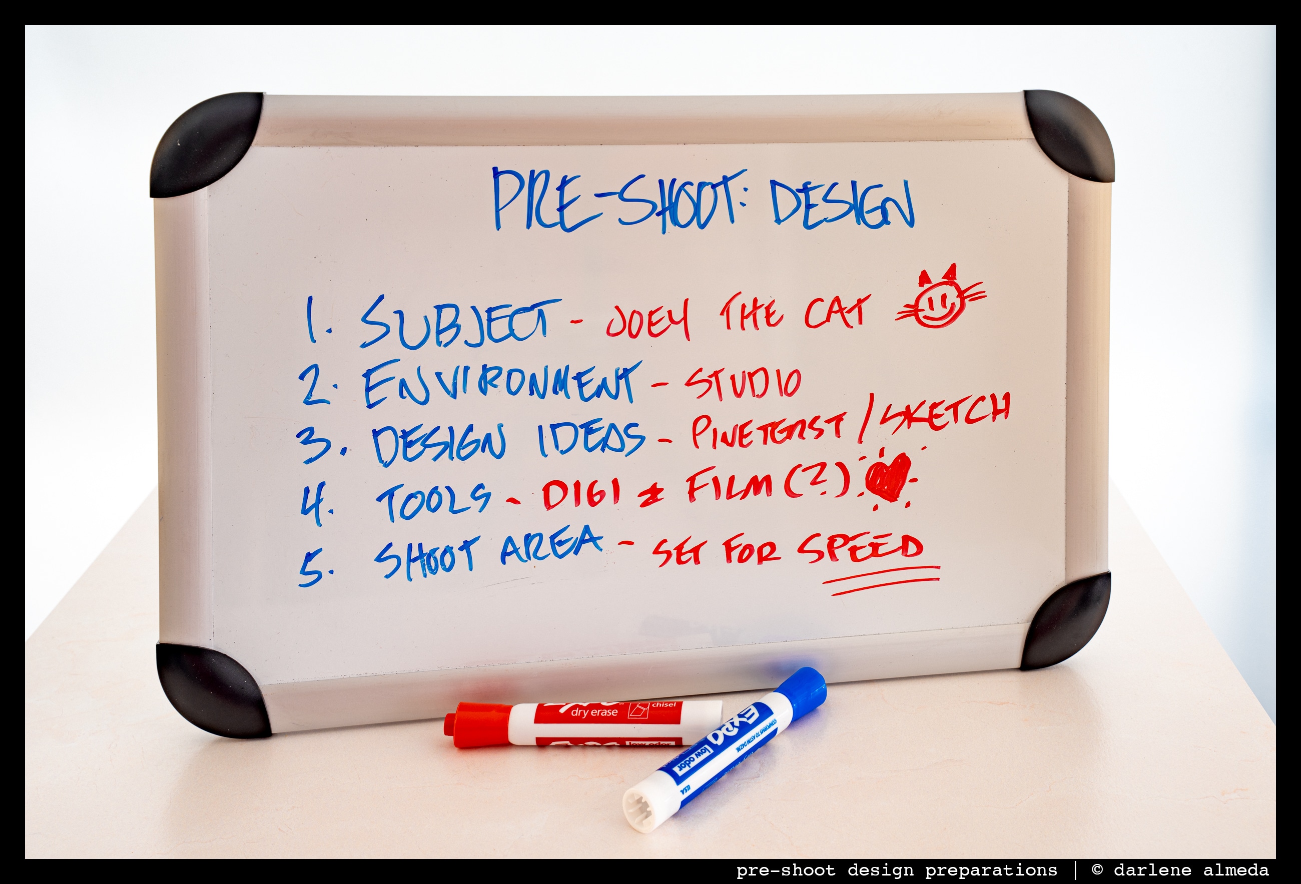 PRE-SHOOT: DESIGN PREP