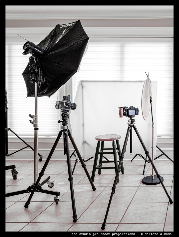 PRE-SHOOT: STUDIO PREP