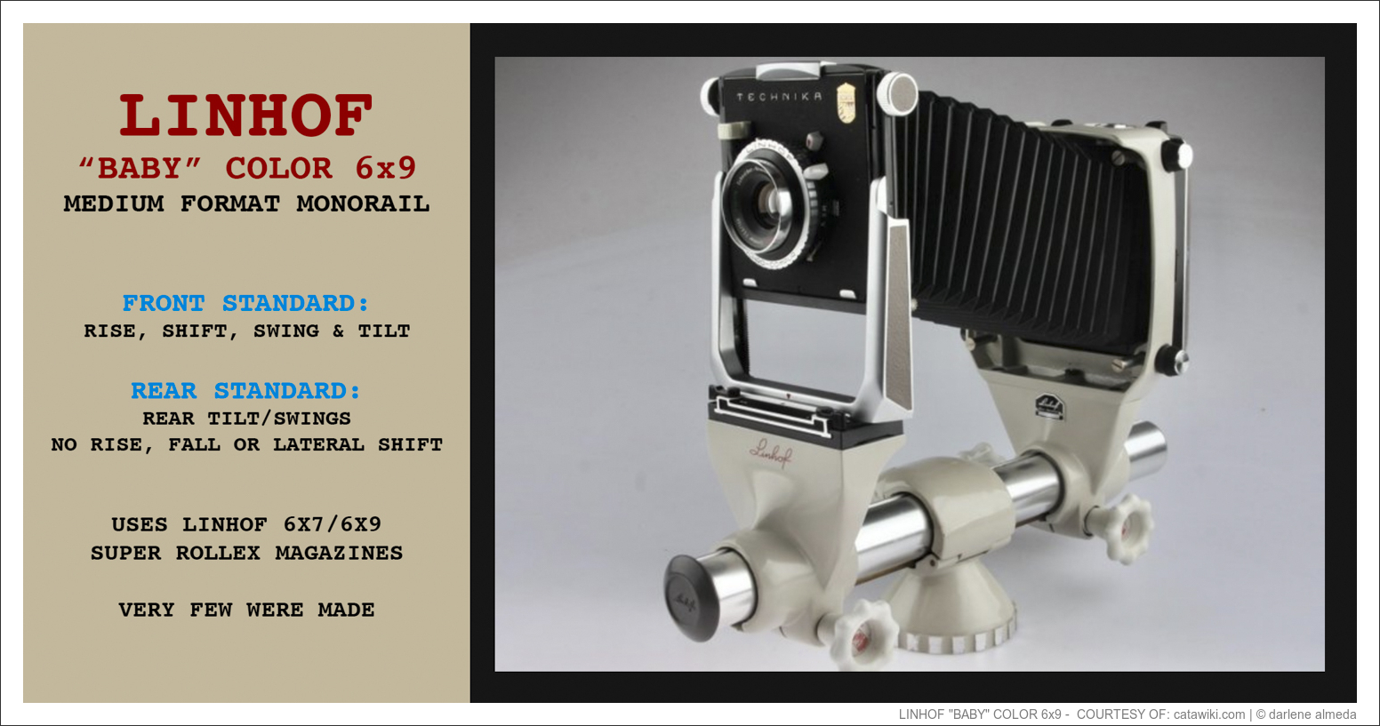 LINHOF "BABY" COLOR 6x9 - COURTESY OF: catawiki.com LINHOF "BABY" COLOR 6x9 - COURTESY OF: catawiki.com