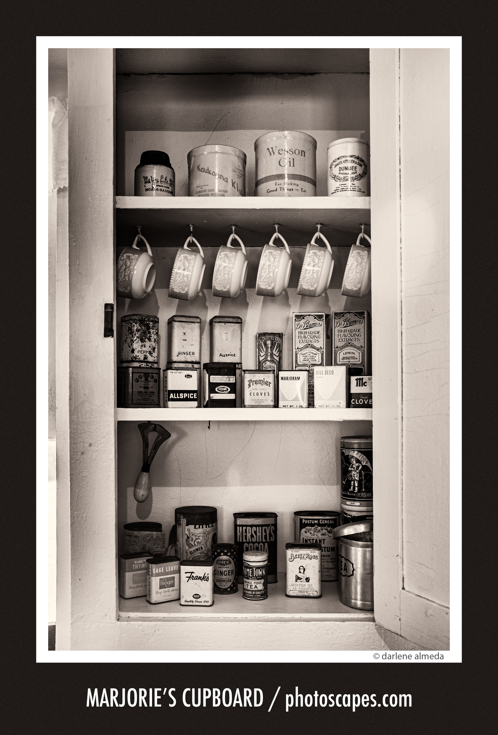 MARJORIE KINNAN RAWLINGS' CUPBOARD