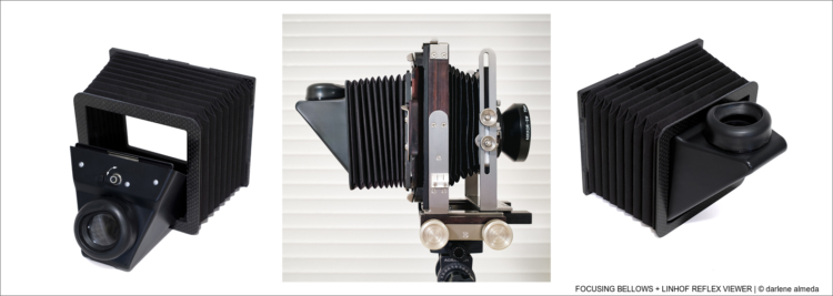 FOCUSING BELLOWS + LINHOF REFLEX VIEWER