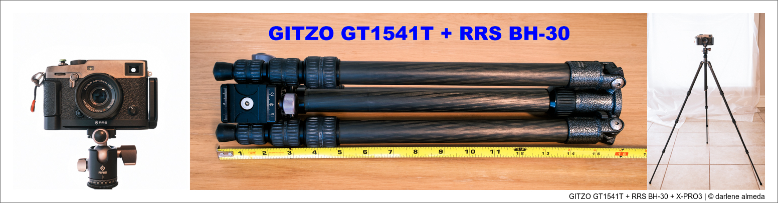 GITZO GT1541T + RRS BH-30 + X-PRO3