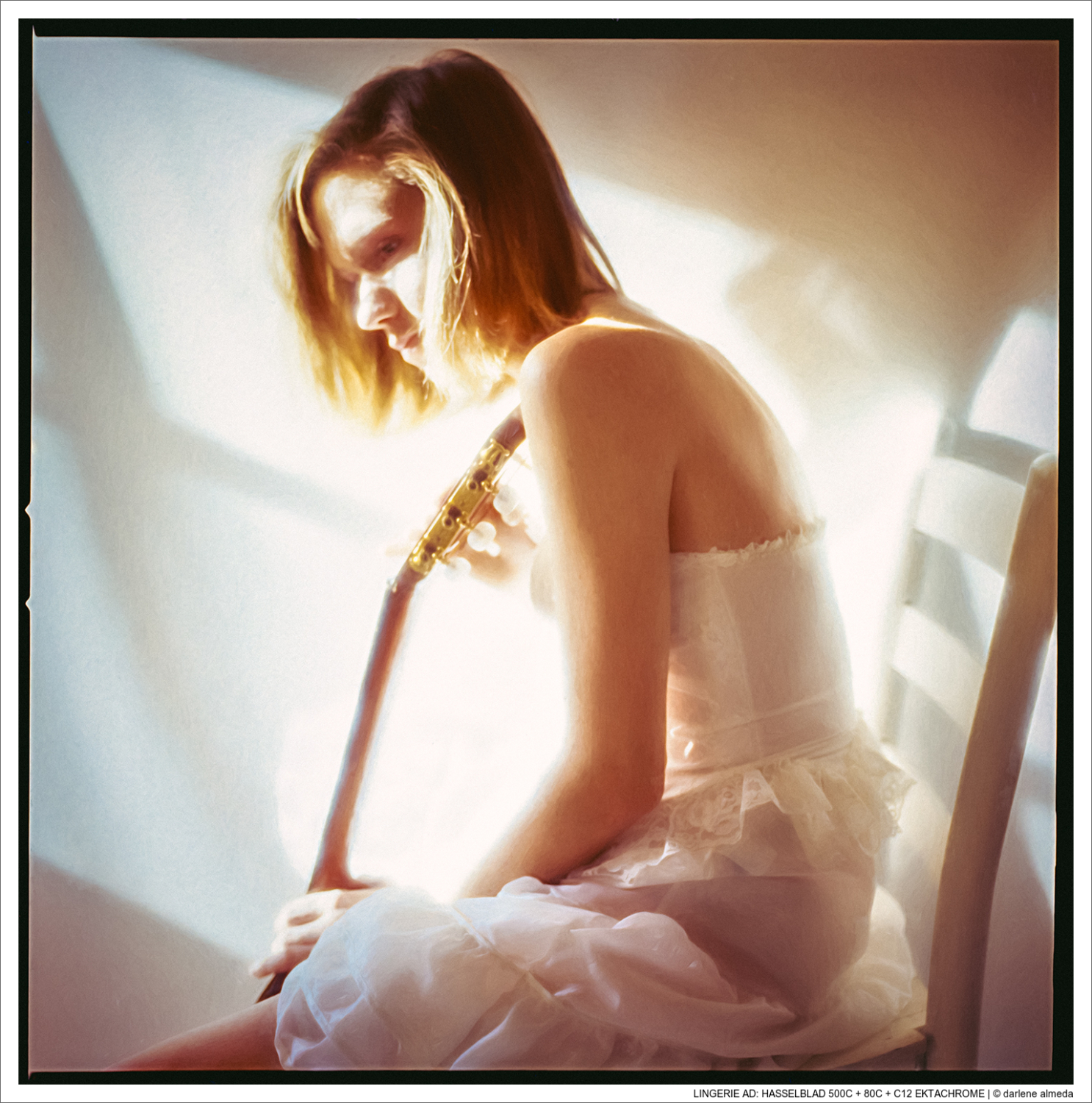 LINGERIE AD: HASSELBLAD 500C + 80C + C12 EKTACHROME