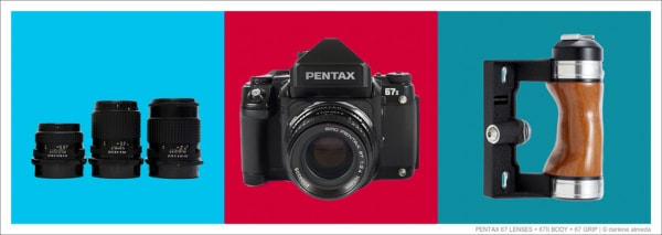 PENTAX 67 LENSES + 67II BODY + 67 GRIP