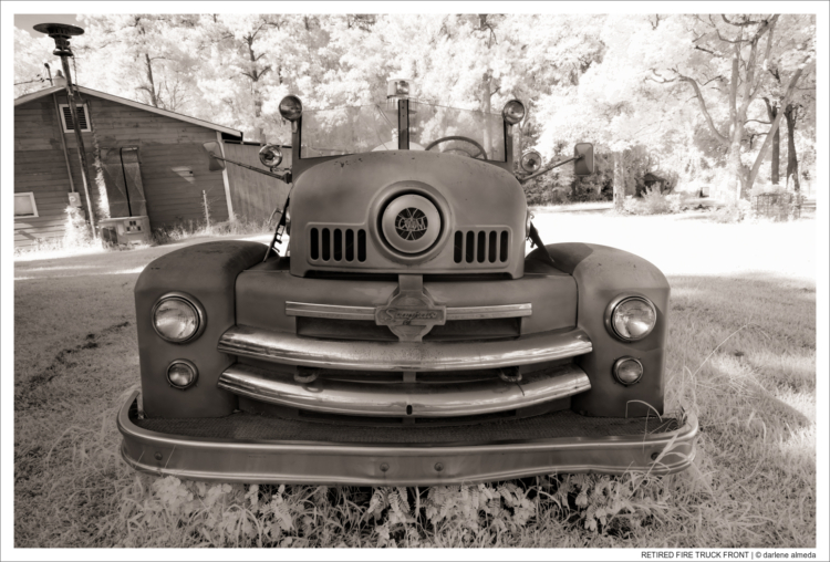 RETIRED FIRE TRUCK FRONT